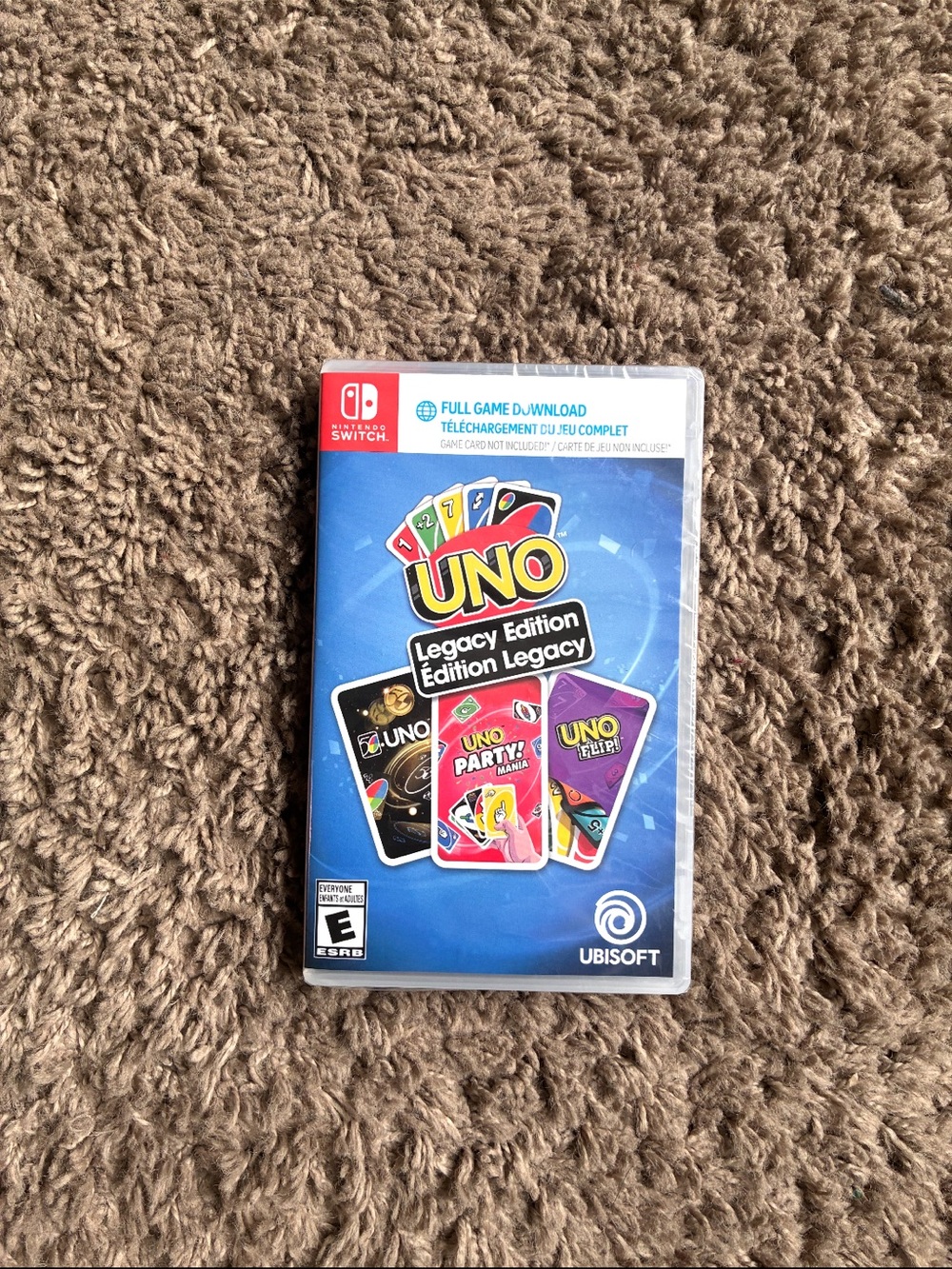 New UNO Legacy Edition Nintendo Switch (Ubisoft) - Blue Cover